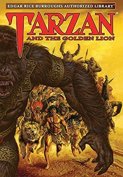 portada Tarzan and the Golden Lion: Edgar Rice Burroughs Authorized Library (9) (en Inglés)