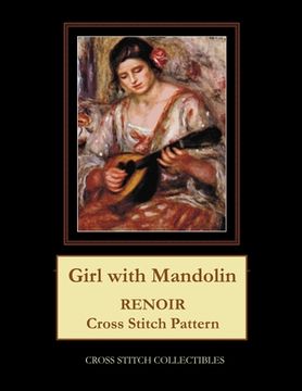 portada Girl with a Mandolin: Renoir Cross Stitch Pattern (en Inglés)