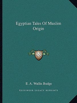portada egyptian tales of muslim origin (en Inglés)