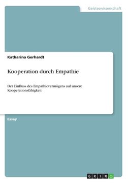 portada Kooperation Durch Empathie (German Edition) [Soft Cover ] (in German)