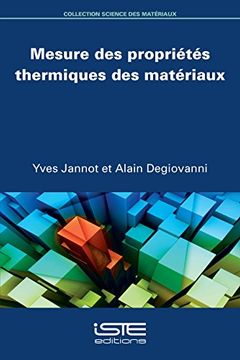 portada Mesure des Proprietes Thermiques Materx (en Francés)