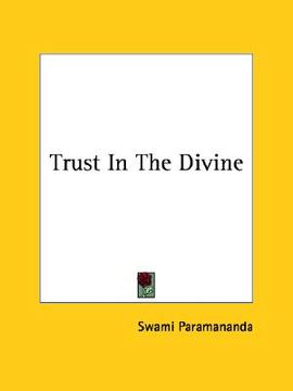 portada trust in the divine (en Inglés)