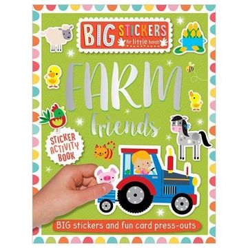 portada Big Stickers for Little Hands: Farm Friends (en Inglés)