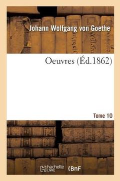 portada Oeuvres. Tome 10 (en Francés)