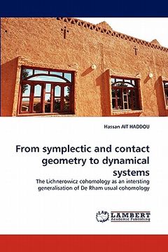 portada from symplectic and contact geometry to dynamical systems (en Inglés)
