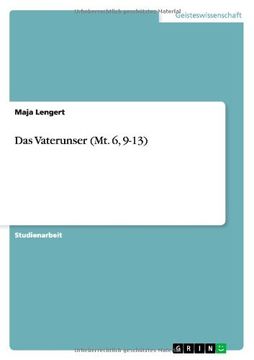 portada Das Vaterunser (Mt. 6, 9-13) (German Edition)