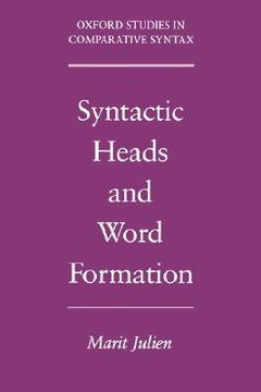 portada syntactic heads and word formation (en Inglés)