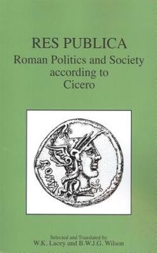 portada res publica: roman politics and society according to cicero (in English)