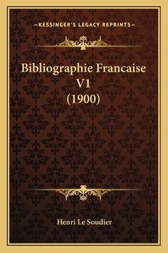 portada Bibliographie Francaise V1 (1900) (en Francés)
