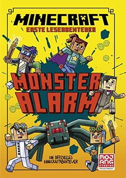 portada Minecraft Erste Leseabenteuer - Monster-Alarm