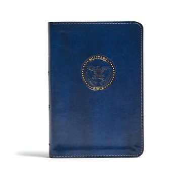 portada Csb Military Bible, Royal Blue Leathertouch (en Inglés)