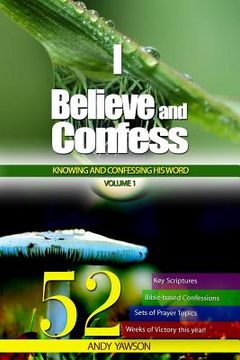 portada I believe and confess - Volume 1: Knowing and confessing His Word