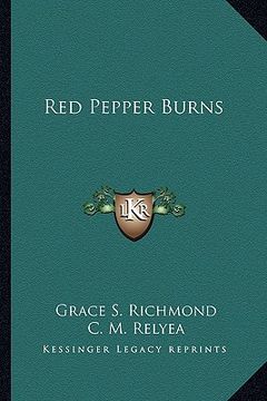 portada red pepper burns (en Inglés)