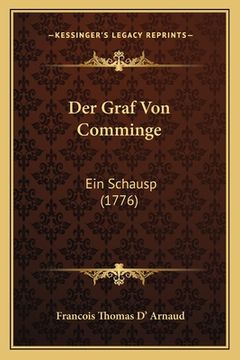 portada Der Graf Von Comminge: Ein Schausp (1776) (in German)