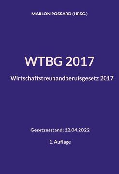portada Wtbg 2017 (Wirtschaftstreuhandberufsgesetz 2017) (en Alemán)