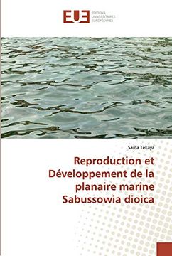 portada Reproduction et Développement de la Planaire Marine Sabussowia Dioica (en Francés)