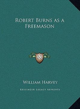 portada robert burns as a freemason (en Inglés)