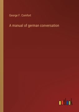 portada A manual of german conversation (en Inglés)
