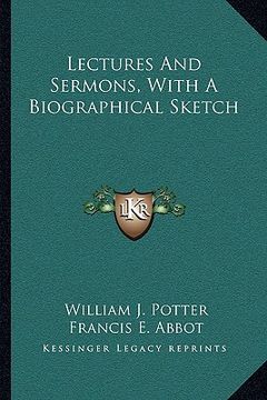 portada lectures and sermons, with a biographical sketch