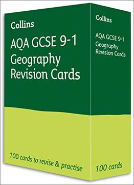 portada Aqa Gcse 9-1 Geography Revision Cards: Ideal for Home Learning, 2022 and 2023 Exams (Collins Gcse Grade 9-1 Revision) (en Inglés)