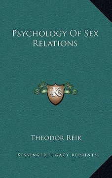 portada psychology of sex relations (en Inglés)