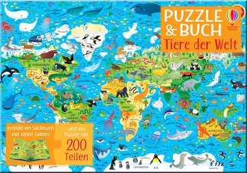 portada Puzzle & Buch: Tiere der Welt (en Alemán)
