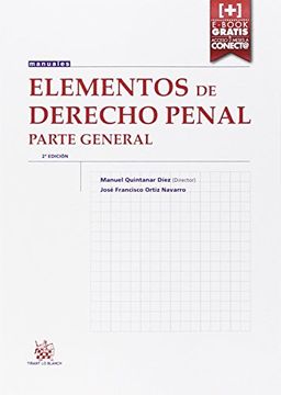 portada Elementos de Derecho Penal Parte General 2ª Edición 2015 (Manuales de Derecho Penal)