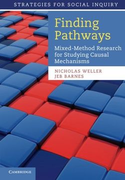 portada Finding Pathways: Mixed-method Research For Studying Causal Mechanisms (strategies For Social Inquiry) (en Inglés)