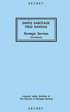 portada Simple Sabotage Field Manual: Strategic Services (in English)