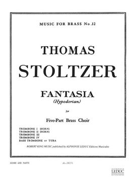 portada Fantasia (Hypodorian) (Quintet-Brass) (en Inglés)
