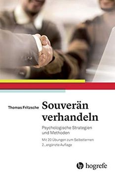 portada Souverän Verhandeln: Psychologische Strategien und Methoden. Mit 20 Übungen zum Selbstlernen (in German)