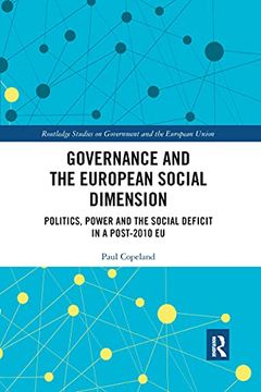 portada Governance and the European Social Dimension (Routledge Studies on Government and the European Union) (en Inglés)