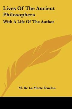 portada lives of the ancient philosophers: with a life of the author