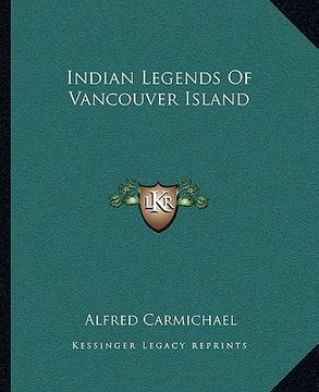 portada indian legends of vancouver island (in English)