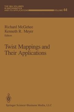 portada Twist Mappings and Their Applications (en Inglés)