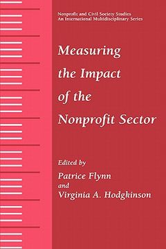 portada measuring the impact of the nonprofit sector (in English)