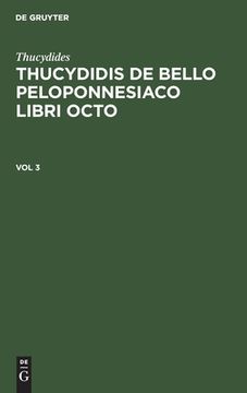 portada Thucydides: Thucydidis de Bello Peloponnesiaco Libri Octo. Vol 3 