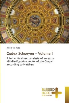portada Codex Schoeyen 2650 - Volume i (en Inglés)