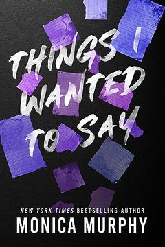 portada Things i Wanted to say (Lancaster Prep, 1) 