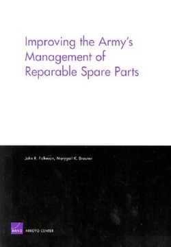 portada improving the army's management of reparable spare parts