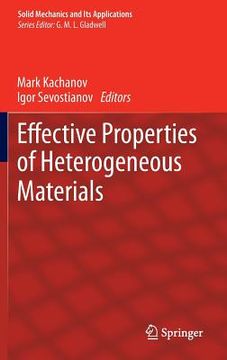 portada effective properties of heterogeneous materials (en Inglés)