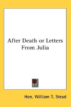 portada after death or letters from julia (en Inglés)