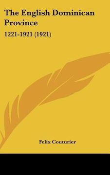 portada the english dominican province: 1221-1921 (1921)