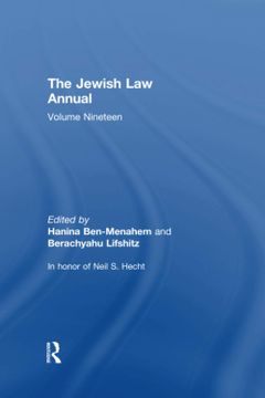portada The Jewish law Annual Volume 19 (en Inglés)