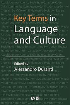 portada key terms in language and culture