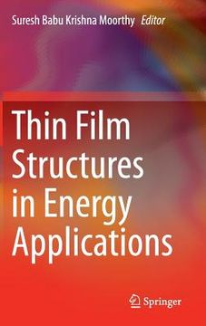 portada Thin Film Structures in Energy Applications (en Inglés)