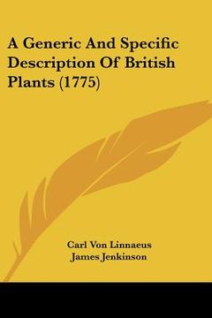 portada a generic and specific description of british plants (1775)