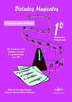 portada Dictados Musicales 1º Enseñanza Profesional: Cuaderno del Profesor (in Spanish)