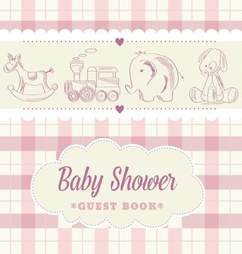portada Baby Shower Guest Book for Boy: Retro-themed storybook illustration, Wishes for Baby and Advice for Parents, Personalized with Sign-in and Address Pag (en Inglés)
