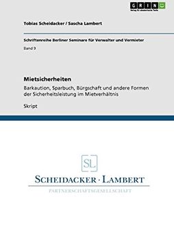 portada Mietsicherheiten (German Edition)